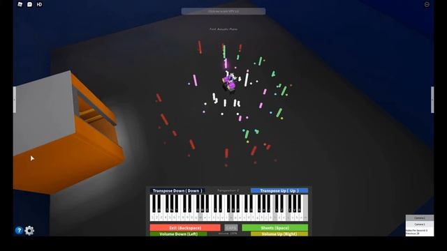 Unravel - Roblox Virtual Piano Cover смотреть онлайн