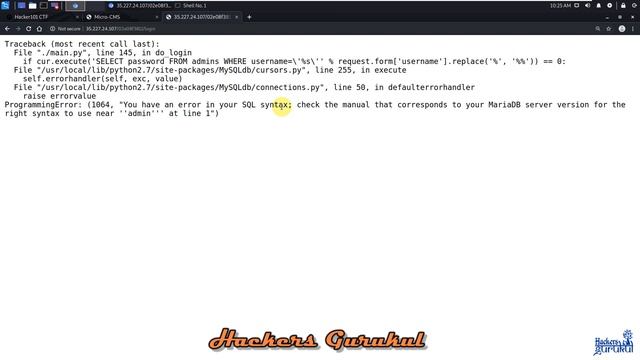 Hacker 101 CTF Walkthrough : Micro CMS V2 - Flag 1 смотреть онлайн