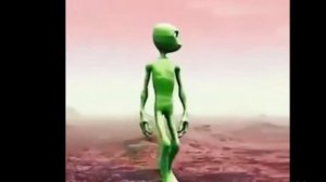 Green man dancing 2018 Зелёный человечек танцует