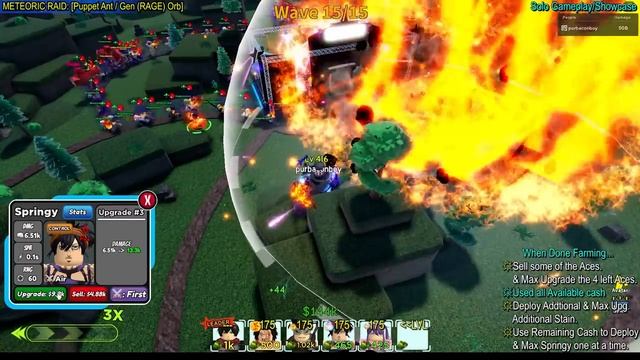 Speed Run Meteoric Raid (Gen Rage ORB) | Got to Level Up Prestige Instead! | All Star Tower Defense смотреть онлайн