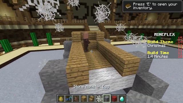 Minecraft Mini-game. Кто лучше строит? смотреть онлайн