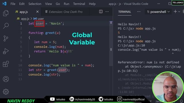 #25 Local-Global Variable | Default Value in JavaScript смотреть онлайн