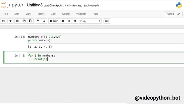 Цикл for. Обучение Python. Урок Пайтон. смотреть онлайн