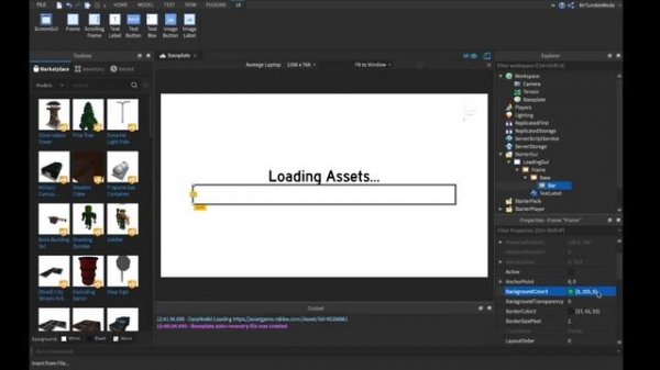 How to Make a Loading Gui with a Progress Bar! | Roblox Studio Tutorials
