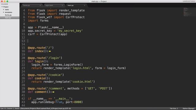 15.- Curso Flask - CSRF смотреть онлайн