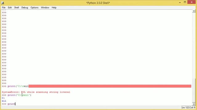Python - 06 - Raw Strings смотреть онлайн