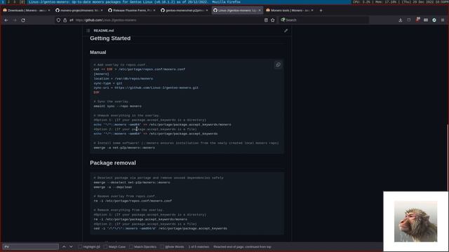 Installing the up-to-date Monero CLI package in Gentoo смотреть онлайн