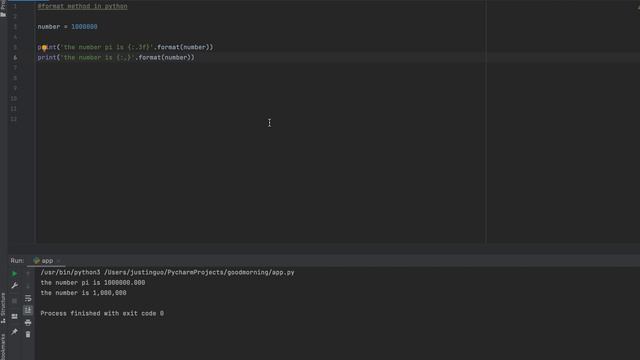 Format method in python смотреть онлайн