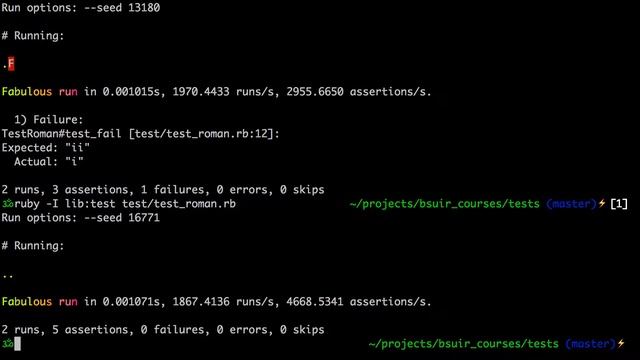 6.1. Testing: TDD, MiniTest, Shoulda. ( in Russian language ) смотреть онлайн