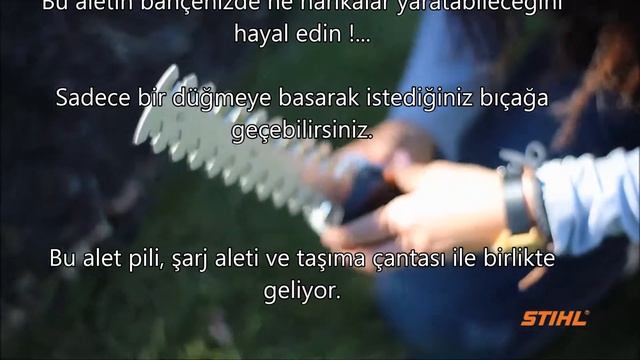 STIHL HSA 25 Akülü Çit Kesme ve Düzeltme Makinesi İnceleme смотреть онлайн