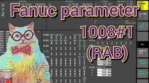 Короткий путь четвертой оси. Fanuc parameter 1008#1 (RAB).
