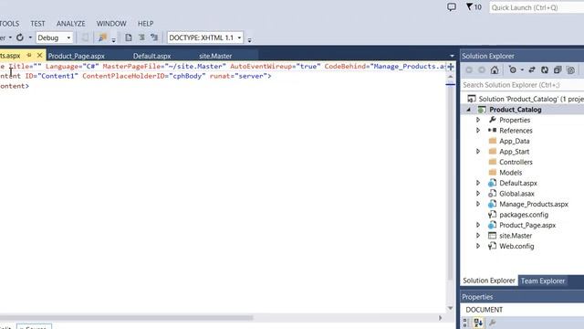 Product Catalog Website: Part I (Master - Details Pages) смотреть онлайн