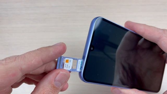 INSERT SIM & Memory SD Card - Samsung Galaxy A34 & A54 смотреть онлайн