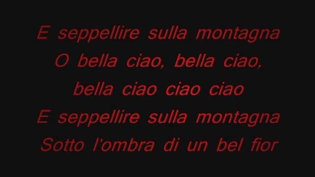 Bella Ciao Cantata Dal Coro Dell'armata Rossa