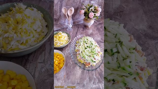 САЛАТ "НЕЖНЫЙ "СОВЕТУЮ ПРИГОТОВИТЬ ?? смотреть онлайн