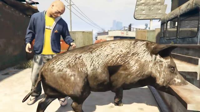 #2 GTA 5 PC - Как Играть За Животных? (Лофофоры) смотреть онлайн