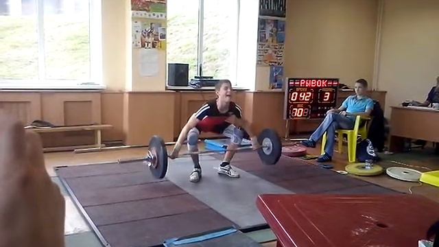 Николай Красовский 70 кг (рывок) смотреть онлайн