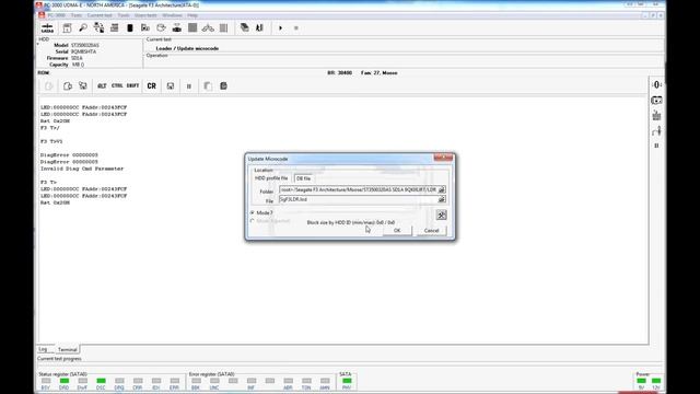 Seagate F3 utility. Solution of service area problem by loader смотреть онлайн