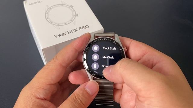 Vwar REX Pro AMOLED Screen Always on Display 4G Storage TWS Music Bluetooth Call Smart Watch смотреть онлайн
