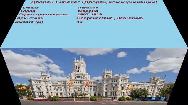 Дворец Сибелес , Дворец коммуникаций (Мадрид) смотреть онлайн