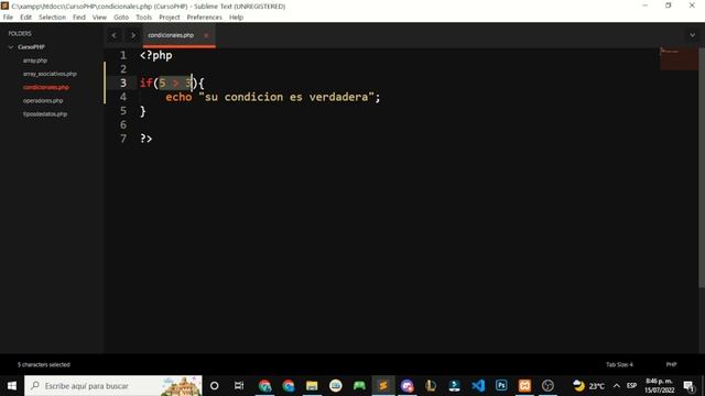 CONDICIONALES EN PHP | CONDICIONAL IF Y ELSE | PHP DESDE CERO | 2022 смотреть онлайн