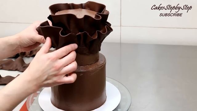 Easy WEDDING Cake Tutorial | Decorating With Modeling CHOCOLATE