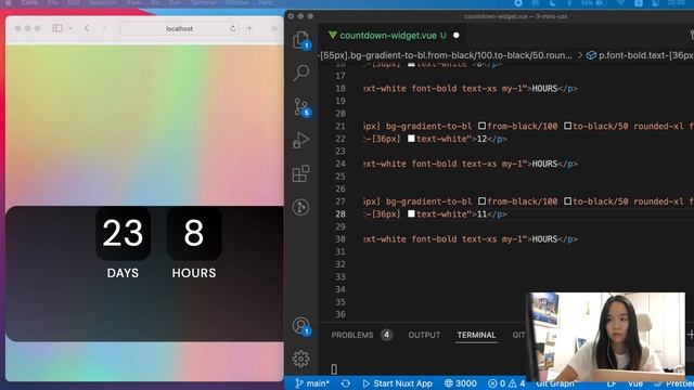 watch me code! - Countdown UI with Tailwind CSS // glassmorphism UI design ☆彡 смотреть онлайн