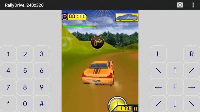 RALLY DRIVE JAVA GAMEPLAY ANDROID (j2me loader) смотреть онлайн