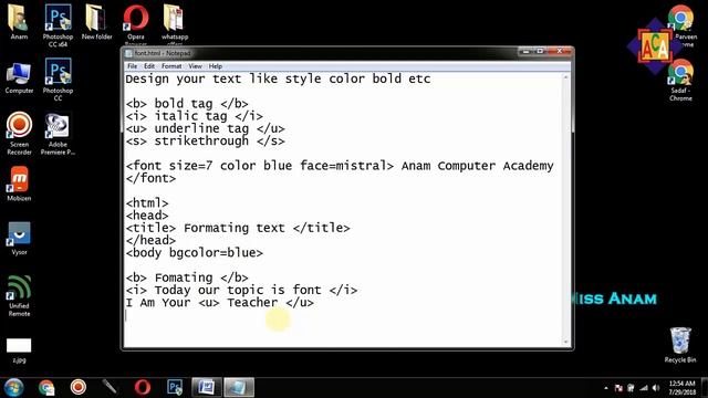 Html Formatting Text - Bold,Italic,Underline, Text Style In Html Urud/Hindi смотреть онлайн
