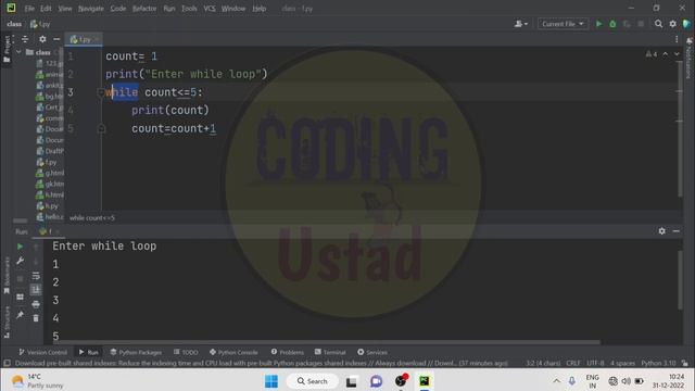 Python While Loop Tutorial - While Loop in Hindi смотреть онлайн