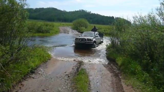 Чита - езда на Toyota Hilux Pick Up смотреть онлайн