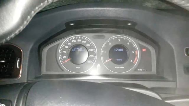volvo s60 II cold start - 18 degC смотреть онлайн