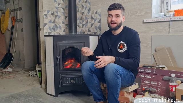 Живой обзор печи-камина ВЕЗУВИЙ ПК-01 от Печи Мельника смотреть онлайн