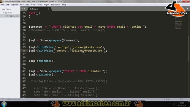 Aprenda PHP com PDO aula14 - Crie sites com banco de dados смотреть онлайн