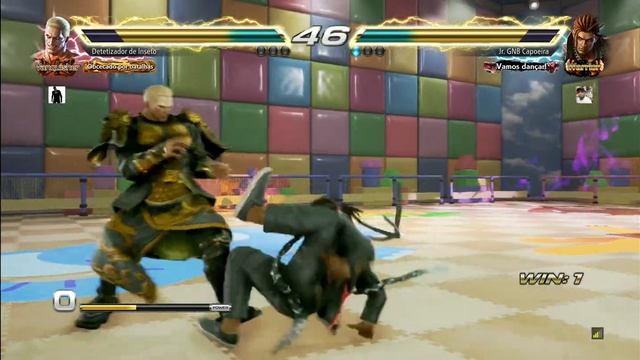 TEKKEN 7 luta entre Detetizador de Inseto VS Jr. GNB Capoeira смотреть онлайн