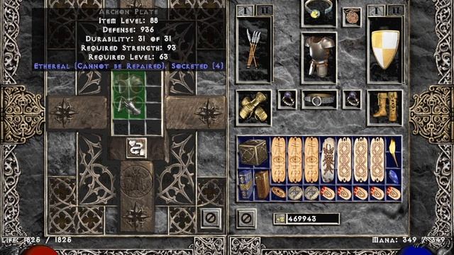 Diablo 2 - Баг эфирных броников на дефенс (Armor EBug) смотреть онлайн