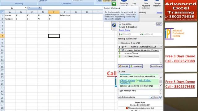Advanced Excel Training Center Call 8802579388 смотреть онлайн