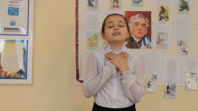 # страначитающая - Андреева Алена читает басню И.А.Крылова "Ворона и Лисица" смотреть онлайн