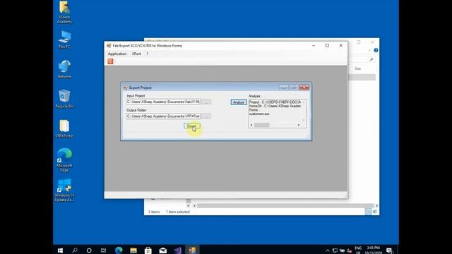 VFF - Demo of the VFP - X# Exporter смотреть онлайн