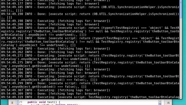 Javascript commands sent to Selenium смотреть онлайн