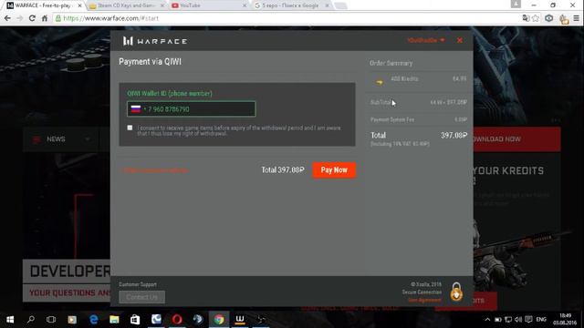 Warface Europe: как и где, донатить в Европейском Варфейс смотреть онлайн