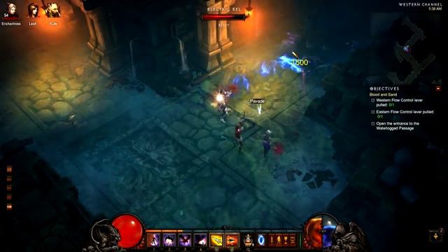 [Diablo 3 Walkthrough] Demon Hunter Hell - Act 2 - Part 4 - Blood and Sand, Hidden Aqueducts смотреть онлайн