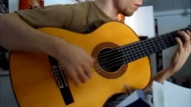 Flamenco guitar! - Alegrias falseta Manuel Granados (Manual didactico de la guitarra flamenca) смотреть онлайн