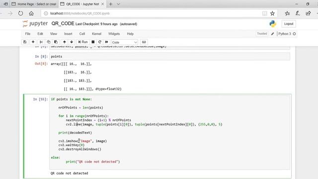 QR_Code Detection and Encoding смотреть онлайн