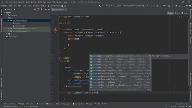 SeekBar With Jetpack Compose in Android Studio | Kotlin | Android Studio смотреть онлайн