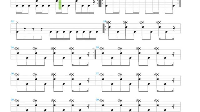 Super Stupid + Audioslave + Drum only + Drum tab смотреть онлайн