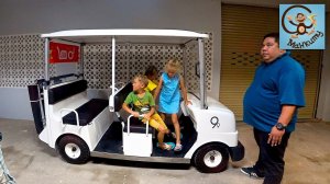 Дети и машина. Покупаем настоящую машину за монеты. МанкиТайм