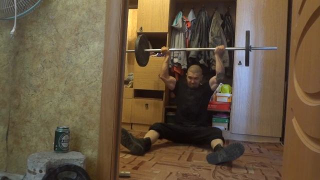 Жим Геринга (штанга 50кг) смотреть онлайн