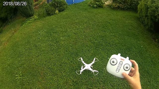 Syma X8Pro - Small place tests, gusty wind. смотреть онлайн