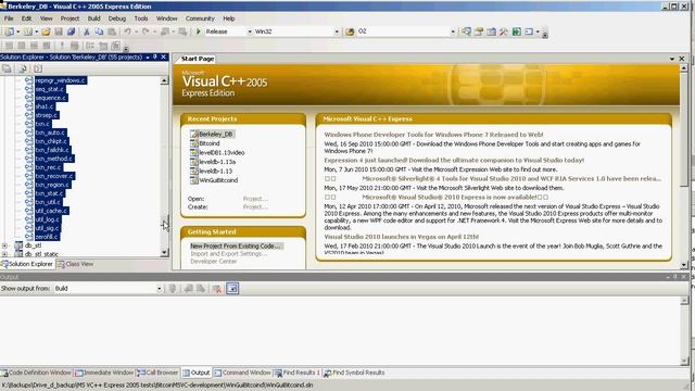 BerkeleyDB libraries for MS VC++ смотреть онлайн